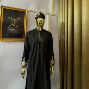 Long Arm Stylish Black Native with Cap